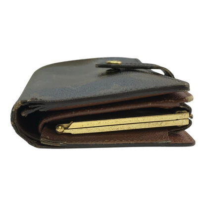 LOUIS VUITTON ルイヴィトン モノグラム ポルトモネヴィエノワ 財布 レディース 二つ折り 小銭入れあり がま口 ブラウン M61663 中古 T1