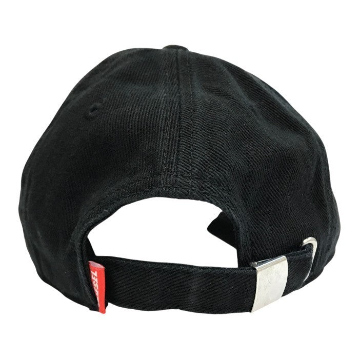 DIESEL ディーゼル CORRY-DIV-WASH キャップ ユニセックス コットン 帽子 ロゴ ブラック サイズ2 A11356 中古 T1