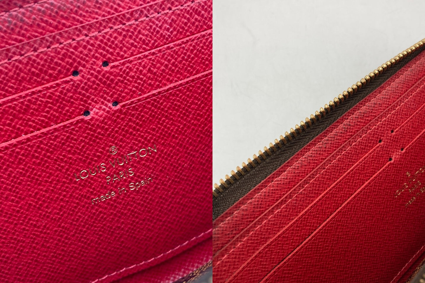 LOUIS VUITTON ルイヴィトン ダミエ ポルトフォイユ・クレマンス N60534 中古 D4