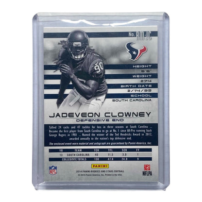 PANINI NFLカード ROOKIES AND STARS JADEVEON CLOWNEY TEXANS 17/25 #RM-JC 中古 IT2