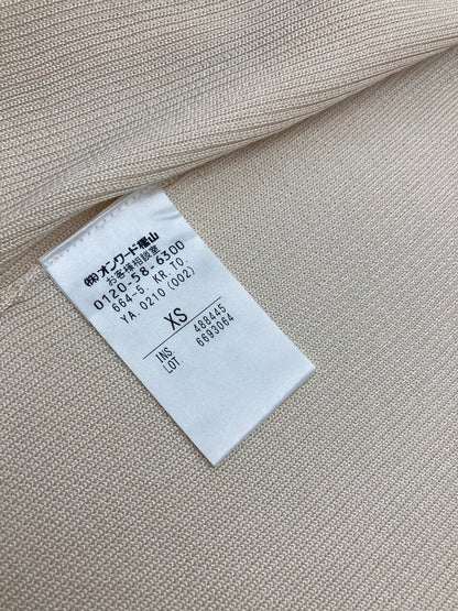 TOCCA トッカ エコファー付き ボレロ カーディガン 488445 サイズXS アイボリーピンク 中古 D4