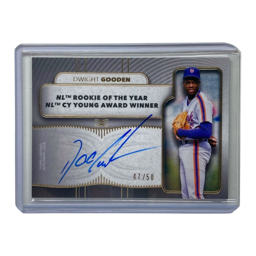 TOPPS MLBカード DEFINITIVE COLLECTION DWIGHT GOODEN METS 47/50 #LAC-DGO 中古 IT2