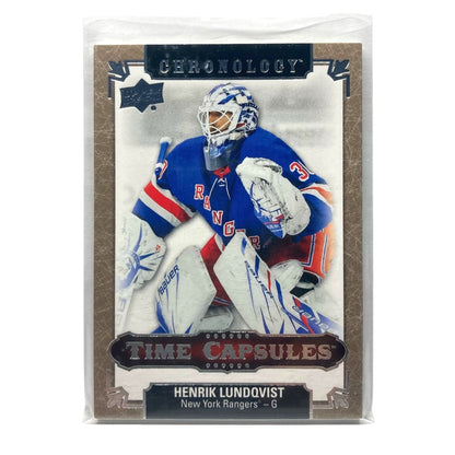 UPPER DECK NHLカード CHRONOLOGY TIME CAPSULES HENRIK LUNDQVIST RANGERS #TC-60 中古 IT2