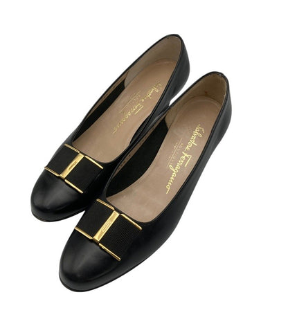 Salvatore Ferragamo サルヴァトーレフェラガモ ヴァラリボン パンプス サイズ6 レディース 中古 D4