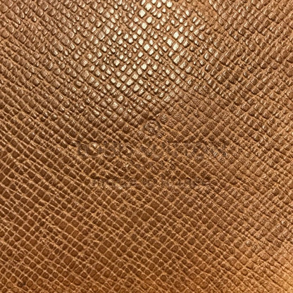 LOUIS VUITTON ルイヴィトン モノグラム ポルトカルトクレディ 円 長財布 メンズ 札入れ 小銭入れなし 旧型 ブラウン M60825 中古 T1