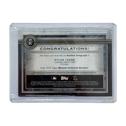 TOPPS MLBカード MUSEUM COLLECTION DYLAN CEASE CHICAGO WHITE SOX 14/50 #AA-DC 中古 IT1