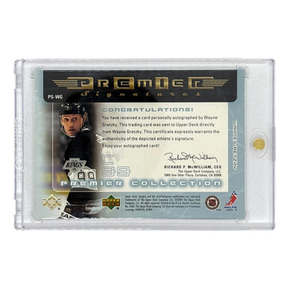 UPPER DECK NHLカード PREMIER COLLECTION WAYNE GRETZKY KINGS #PS-WG 中古 IT1