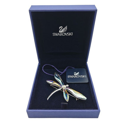 SWAROVSKI スワロフスキー トンボ ブローチ 中古 H4