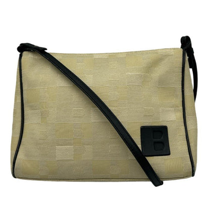 BALLY バリー ショルダーバッグ ベージュ 鞄 肩掛け 斜め掛け 総柄 レディース ブランド おしゃれ 中古 W４