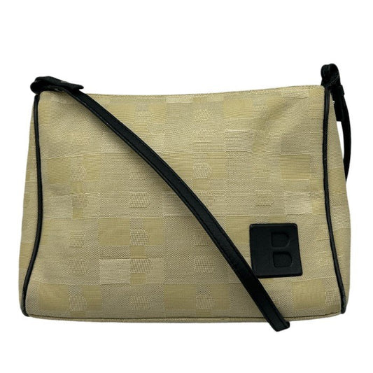 BALLY バリー ショルダーバッグ ベージュ 鞄 肩掛け 斜め掛け 総柄 レディース ブランド おしゃれ 中古 W４