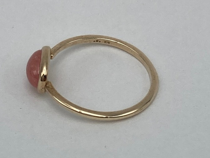 COCOSHNIK ココシュニック K10 ロードクロサイト オーバルカボション リング 10号 中古 D4