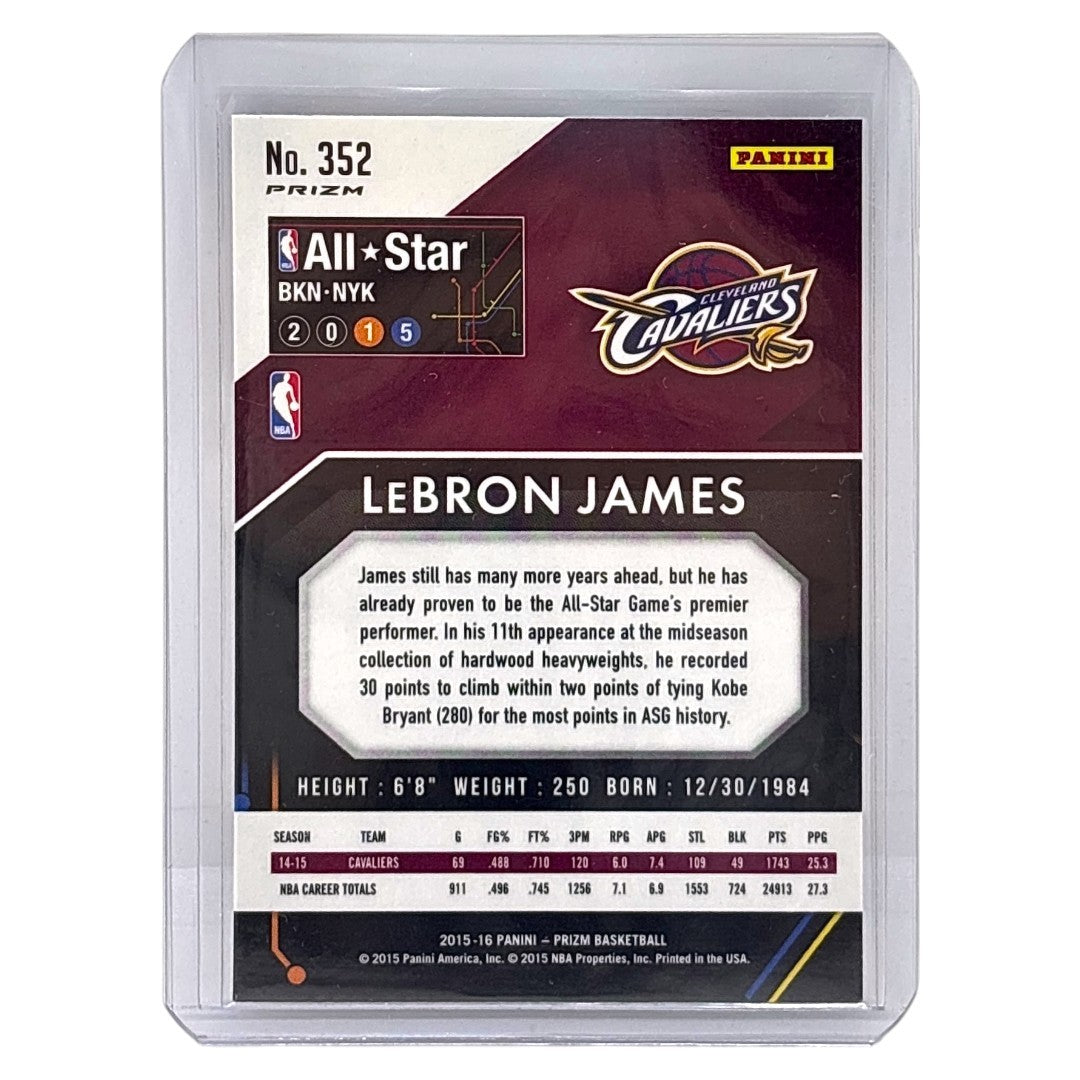 PANINI NBAカード PRIZM ALL-STAR TEAM LEBRON JAMES CAVALIERS #352 中古 IT1