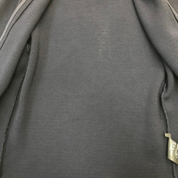 PRADA プラダ ドライバーズニット メンズ ウール ジップアップ セーター サーマルニット ネイビー 50サイズ 中古 T1