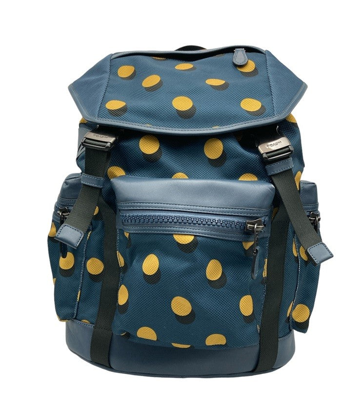 COACH コーチ トレック オプティカルドット リュックサック バックパック F22360 中古 D4