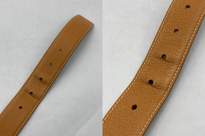 Salvatore Ferragamo サルヴァトーレフェラガモ スクエア バックルベルト 中古 D4