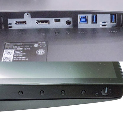 Dell 4Kモニター 27インチ U2718QM(sRGB 99.9%/広視野角/フレームレス/Dell HDR/IPS非光沢/DP,mDP,HDMI/高さ調整/回転) 中古 a1