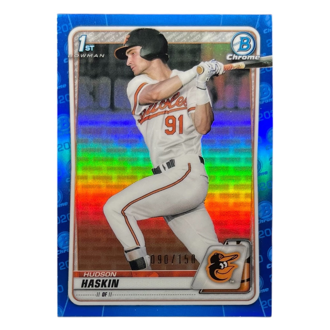 TOPPS MLBカード BOWMAN CHROME 1ST HUDSON HASKIN BALTIMORE ORIOLES /150 #BD-130 中古 IT2