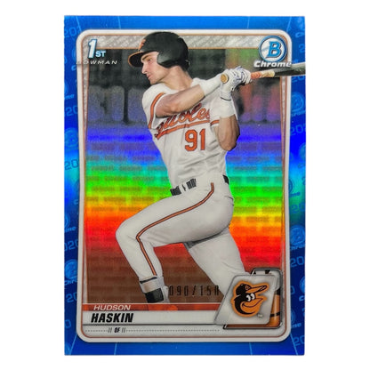 TOPPS MLBカード BOWMAN CHROME 1ST HUDSON HASKIN BALTIMORE ORIOLES /150 #BD-130 中古 IT2