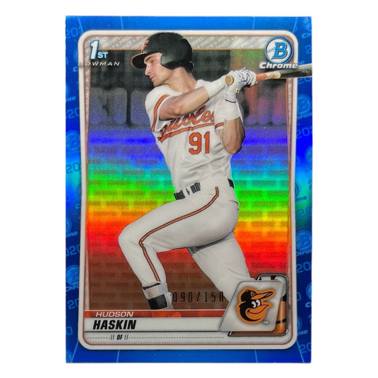 TOPPS MLBカード BOWMAN CHROME 1ST HUDSON HASKIN BALTIMORE ORIOLES /150 #BD-130 中古 IT2