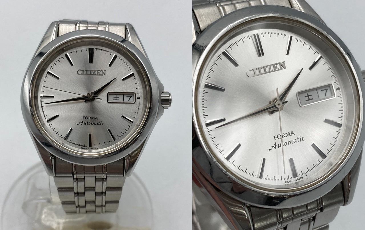 CITIZEN FORMA シチズン フォルマ オートマティック 腕時計 デイデイト FRV59-1992 中古 D4
