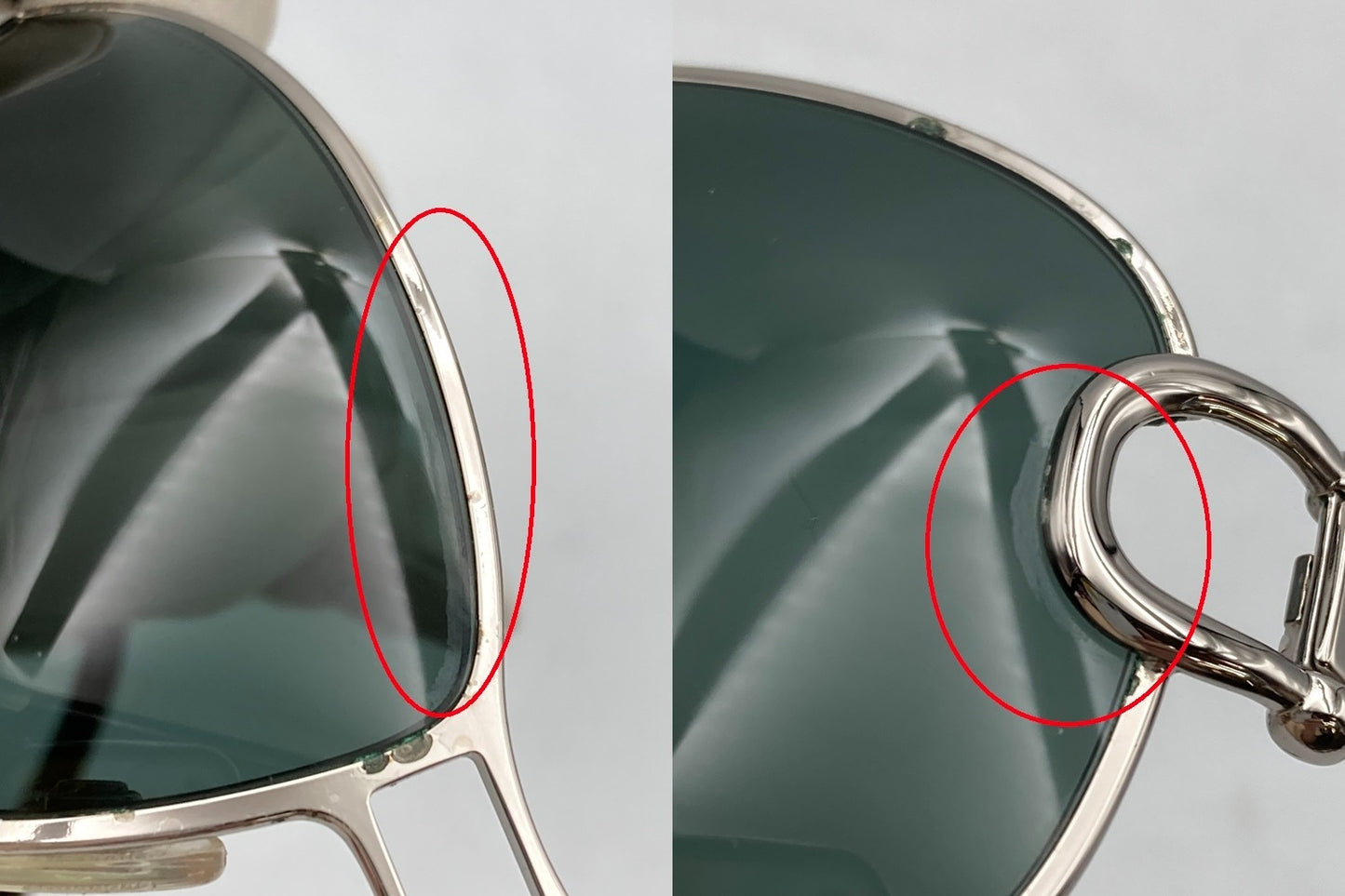 BURBERRY バーバリー メタルフレーム サングラス B3002 1005/71 中古 D4