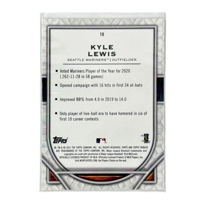 TOPPS MLBカード TRIBUTE KYLE LEWIS SEATTLE MARINERS /99 #10 中古 IT1