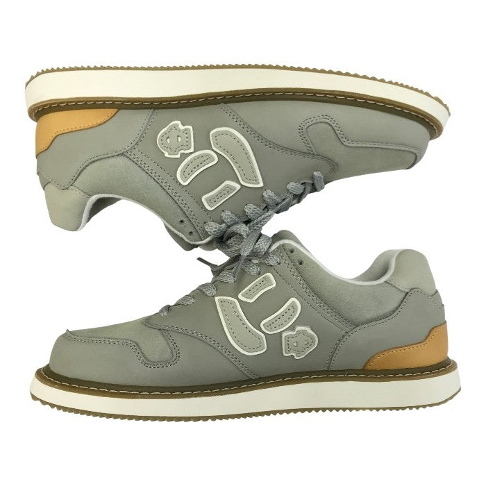 SANGACIO サンガッチョ にゅ Crepe Gray スニーカー メンズ レザー ローカット クレープ グレー 26.0cm 中古 T1
