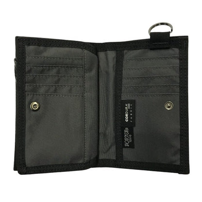 PORTER ポーター ディル ウォレット L 財布 ユニセックス DILL WALLET ナイロン コインケース 小銭入れ ブラック 653-09755 中古 T1