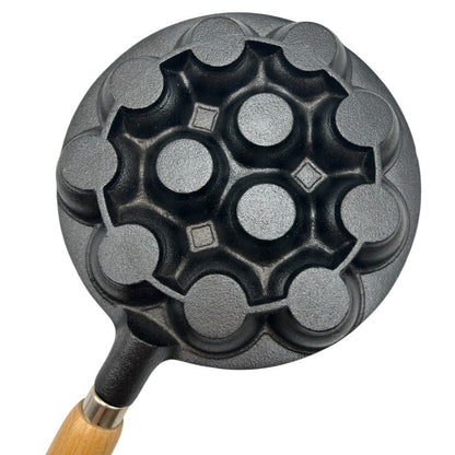 未使用品 鍋元 南部鉄器 たこ焼きセット たこ焼きプレート IH 直火 調理器具 中古 W４