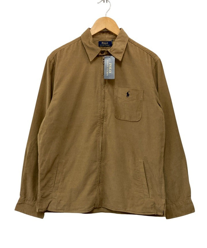 POLO RALPH LAUREN ポロラルフローレン コーデュロイ スイングトップシャツ サイズM メンズ 中古 D4