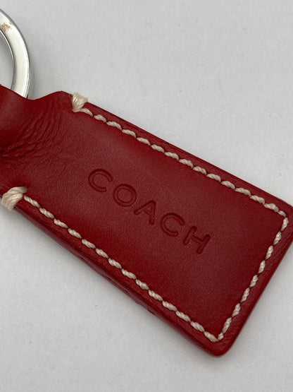 COACH コーチ レザー キーホルダー / キーリング 中古 D4