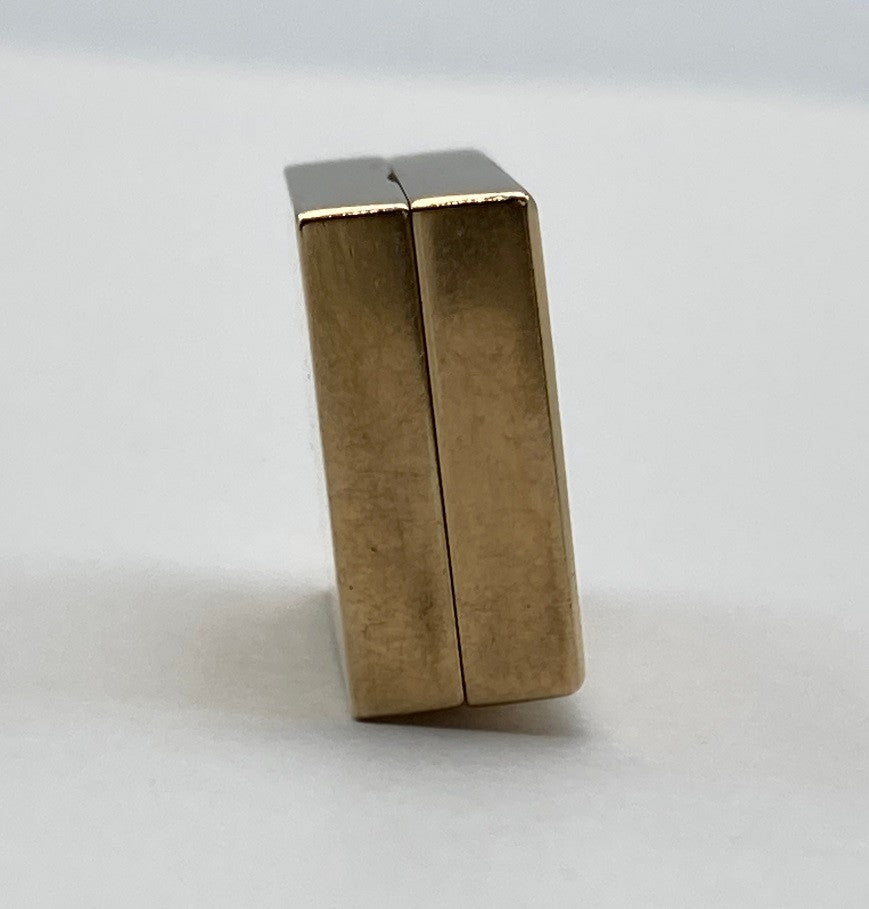 K18 ボックス型 ロケット ペンダントトップ 中古 D4