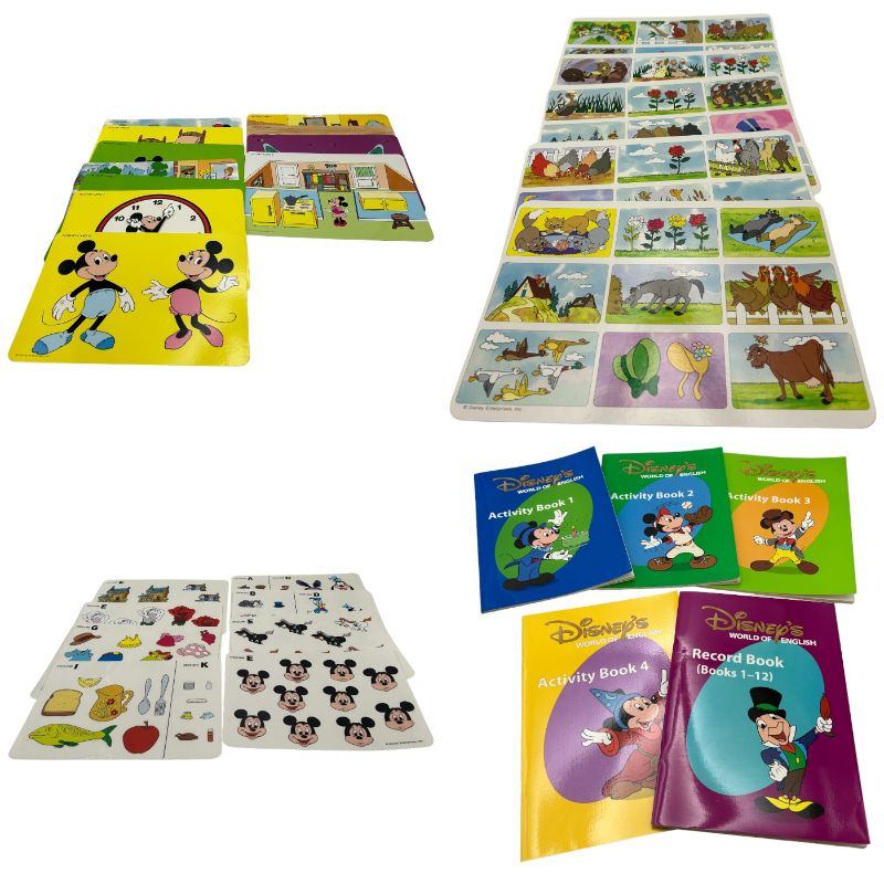 ジャンク・訳あり ディズニー ワールドファミリー 英語 教材 CD DVD ミッキー 子供 キッズ 学習 中古 W４
