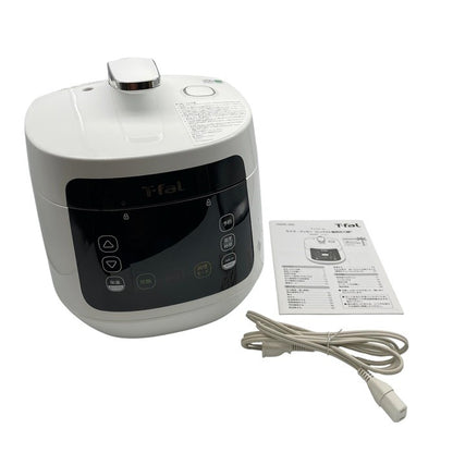 ティファール コンパクト電気圧力鍋 ラクラ・クッカー ホワイト CY3511JP T-fal マルチクッカー 1台12役 時短 タイパ 中古 R1