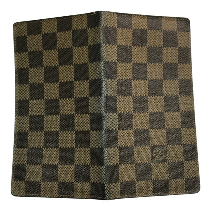 LOUIS VUITTON ルイヴィトン ダミエ ポルトバルールカルトクレディ 長財布 メンズ 小銭入れなし 長札入れ ブラウン N61823 中古 T1