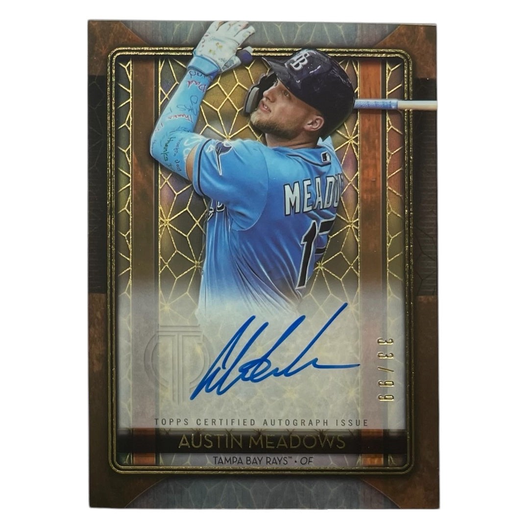 TOPPS MLBカード TRIBUTE AUSTIN MEADOWS TAMPA BAY RAYS /99 #IP-AM 中古 IT2