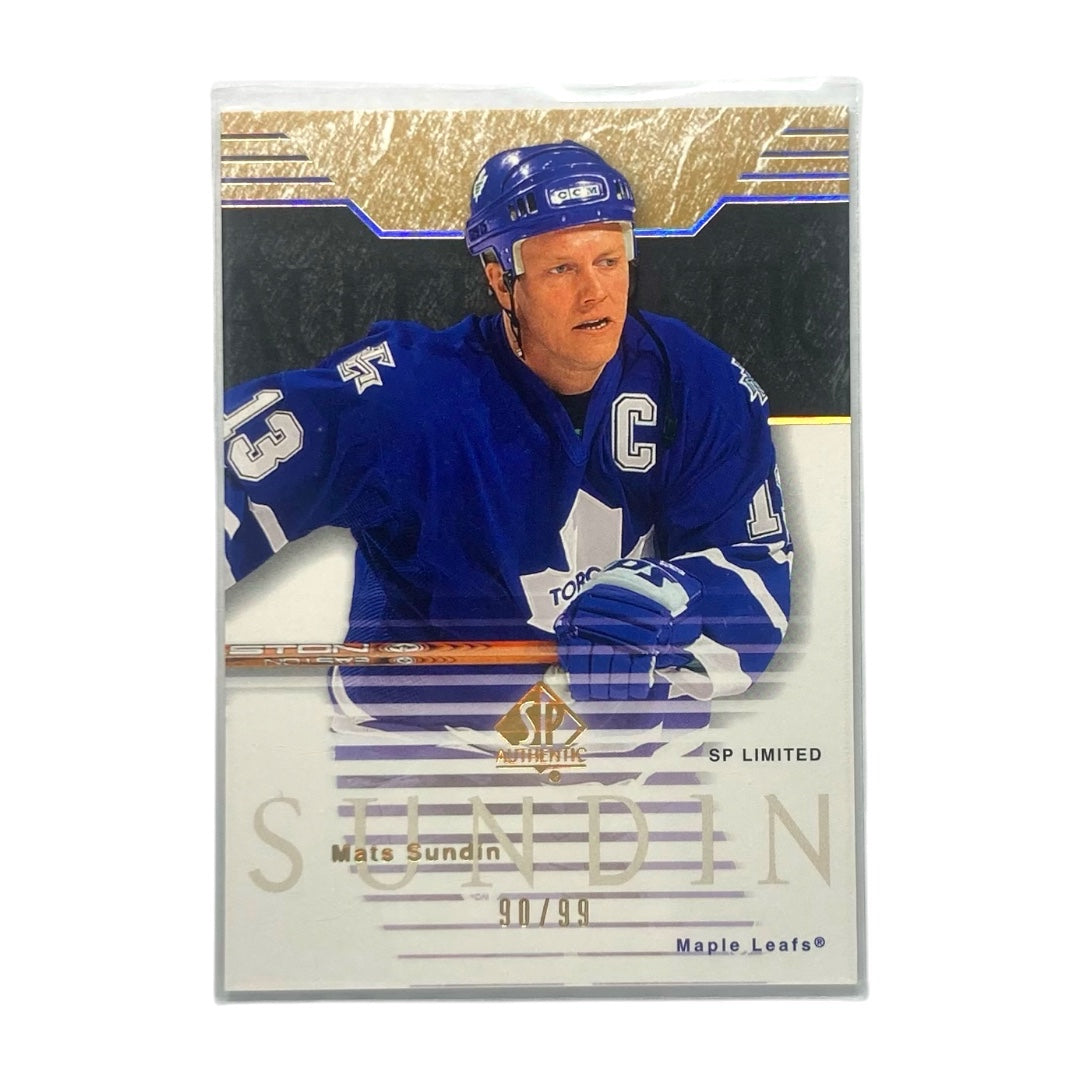 UPPER DECK NHLカード SP AUTHENTIC MATS SUNDIN MAPLE LEAFS /99 #82 中古 IT2