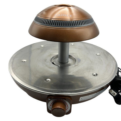 ザイグル ZAIGLE サークル炙輪 (あぶりん) NC-400 ブロンズゴールド 焼肉 煙少ない 油ハネ少ない ホットプレート 赤外線直火 中古 W４