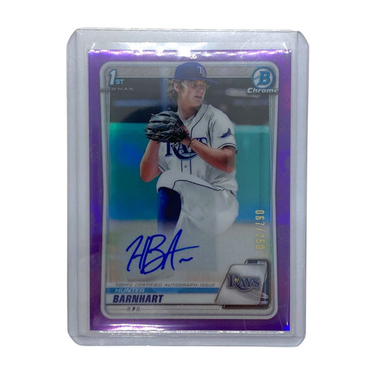 TOPPS MLBカード BOWMAN CHROME HUNTER BARNHART RAYS 067/250 #CDA-HB 中古 IT2
