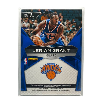 PANINI NBAカード SPECTRA PRIZM JERIAN GRANT NEW YORK KNICKS #115 中古 IT2