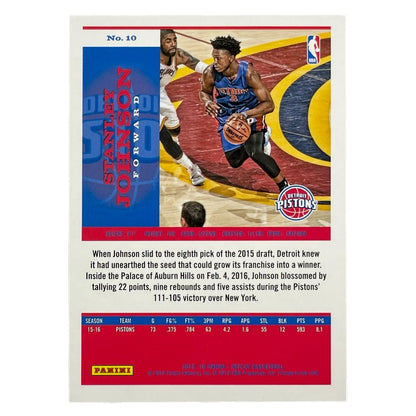 PANINI NBAカード REPLAY STANLEY JOHNSON PISTONS #10 中古 IT2