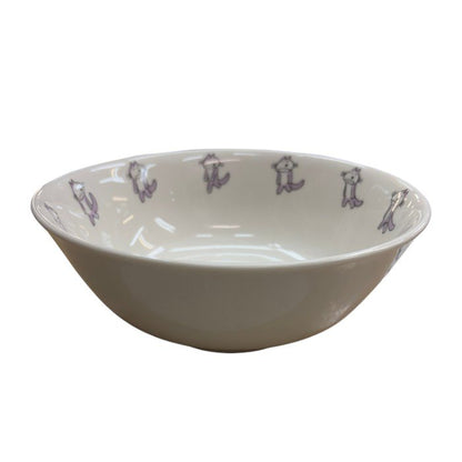未使用品 エンスカイ 11ぴきのねこの皿 麺どんぶりとレンゲセット ラーメン 食器 馬場のぼる こぐま社 キャラクター 中古 W４