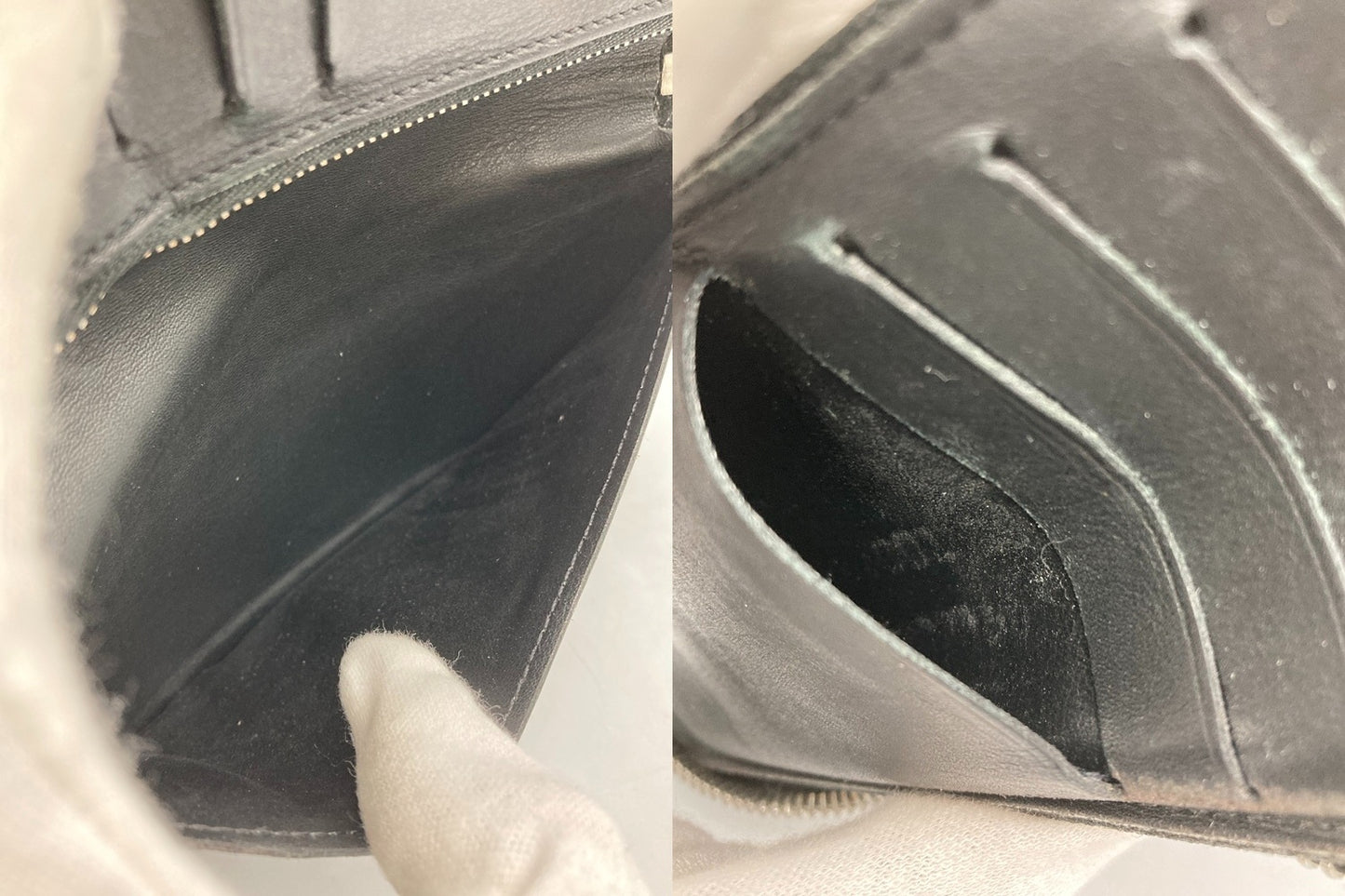 LOUIS VUITTON ルイヴィトン ダミエ アンフィニ ポルトフォイユヴァスコ ラウンドファスナー 長財布  N63300 中古 D4