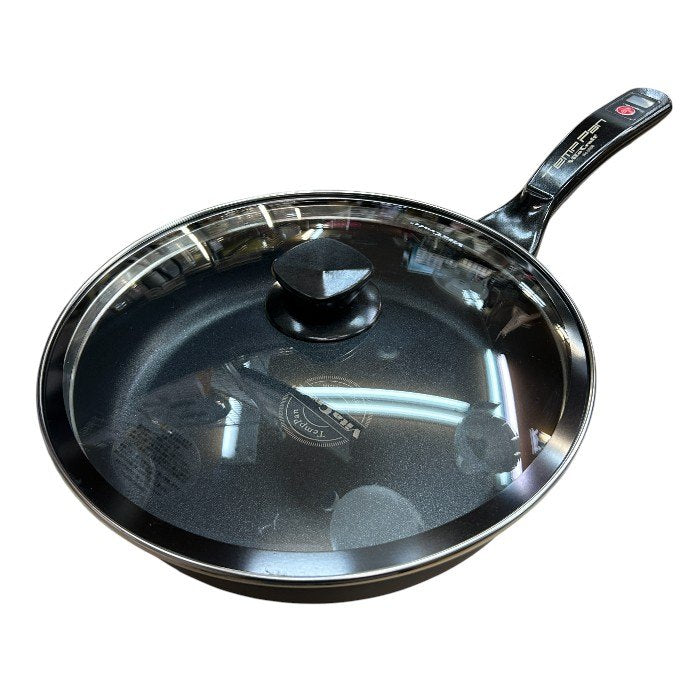 未使用品 Vita Craft ビタクラフト テンプパン 26cm No.0066 ガラス蓋付 フライパン 調理器具 料理 キッチンツール 中古 W４