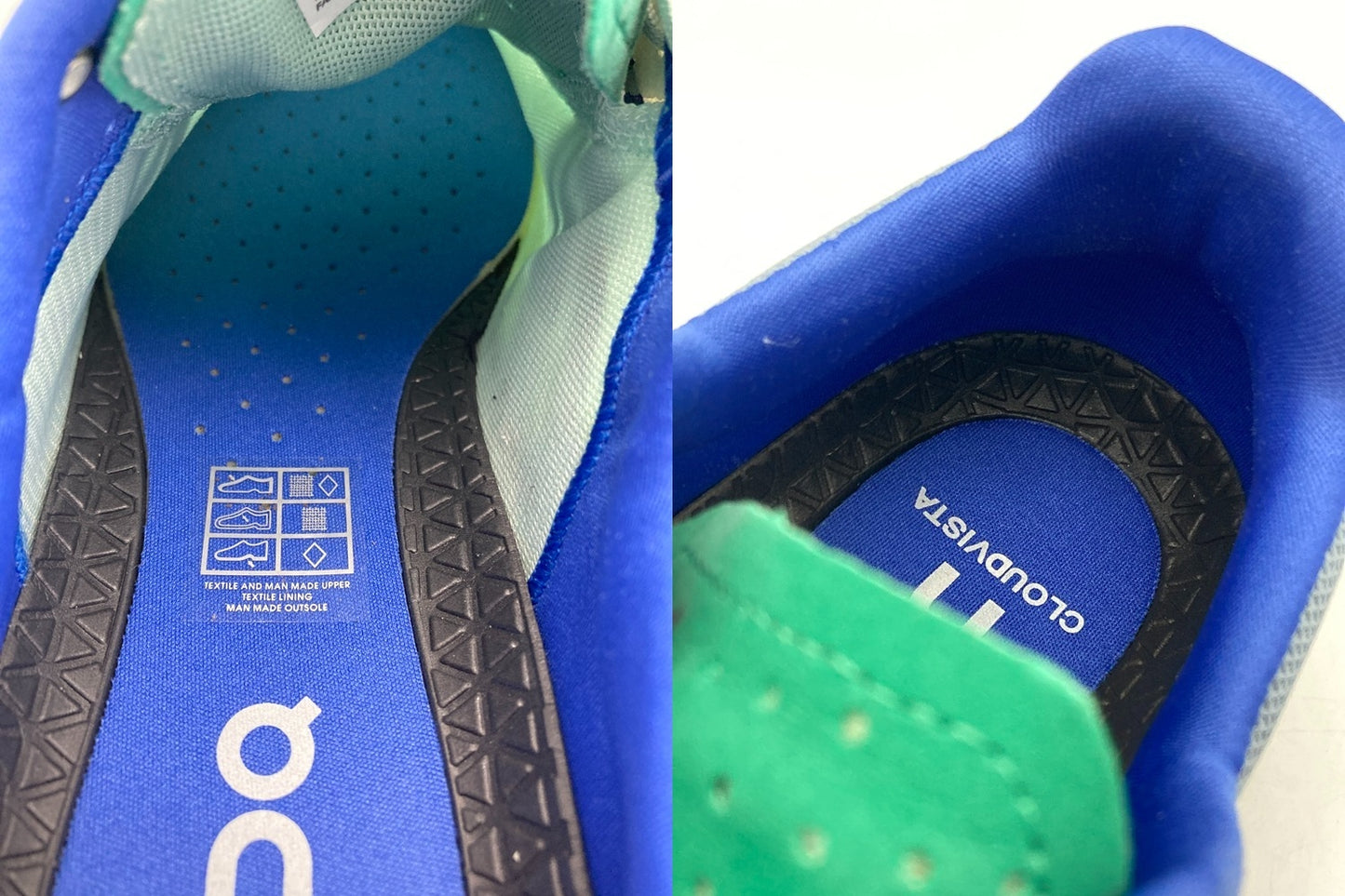 On Cloudvista オン クラウドビスタ ランニングシューズ Creek/Mint サイズ27.5cm メンズ 中古 D4