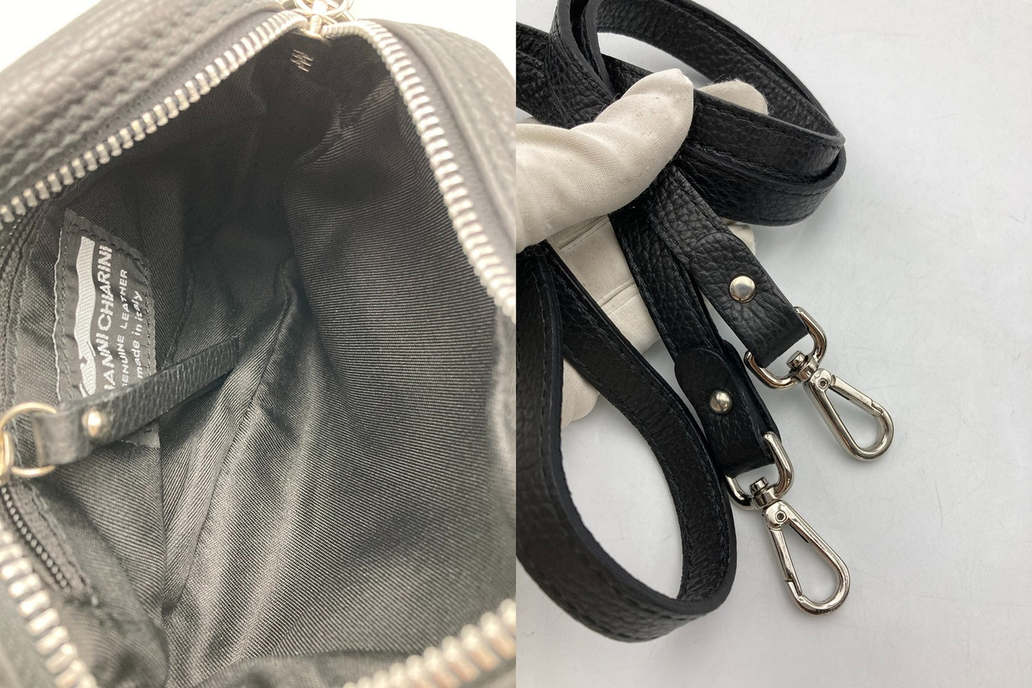 GIANNI CHIARINI ジャンニ キアリーニ レザー 3WAY ショルダーバッグ 中古 D4