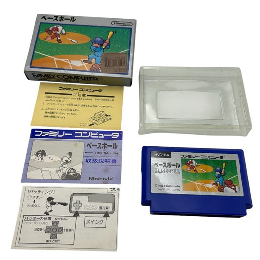 ファミリーコンピュータ ソフト ベースボール HVC-BA 任天堂 Nintendo ニンテンドー ゲーム ファミコン 中古 W４