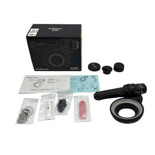 DiveExtreme 水中LEDリングライト DL2001 家電製品 ダイブエクストリーム 撮影 中古 W1