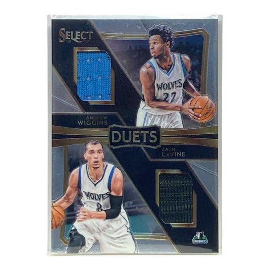 PANINI NBAカード SELECT ANDREW WIGGINS ZACH LAVINE TIMBERWOLVES 106/149 #5 中古 IT2