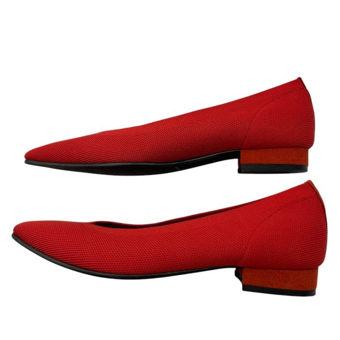 ESTNATION エストネーション SEVEN ALL AROUND ロウヒール ナイロンストレッチ フラットシューズ バレエシューズ 7(約24cm） 靴 シューズ ローヒール レディース 中古 W４